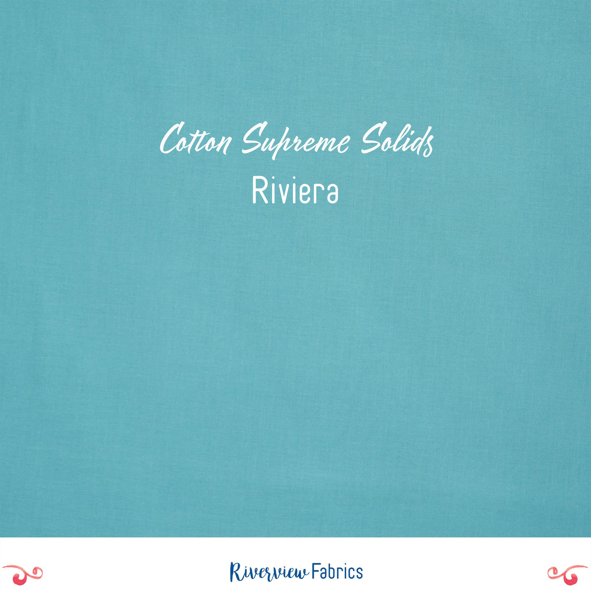 Cotton Supreme Solids - Riviera Fabric by the Half Yard
