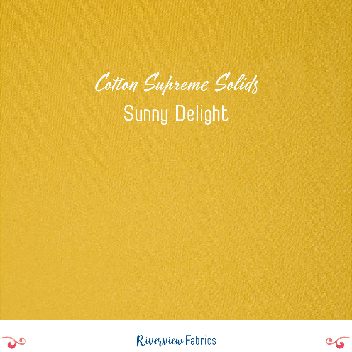 Cotton Supreme Solids - Sunny Delight Fabric by the Half Yard