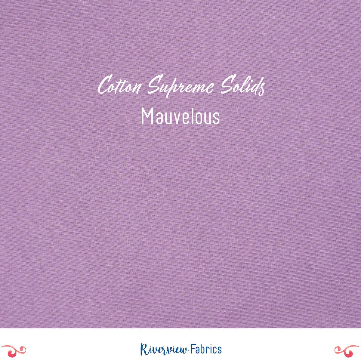 Cotton Supreme Solids - Mauvelous Fabric by the Half Yard