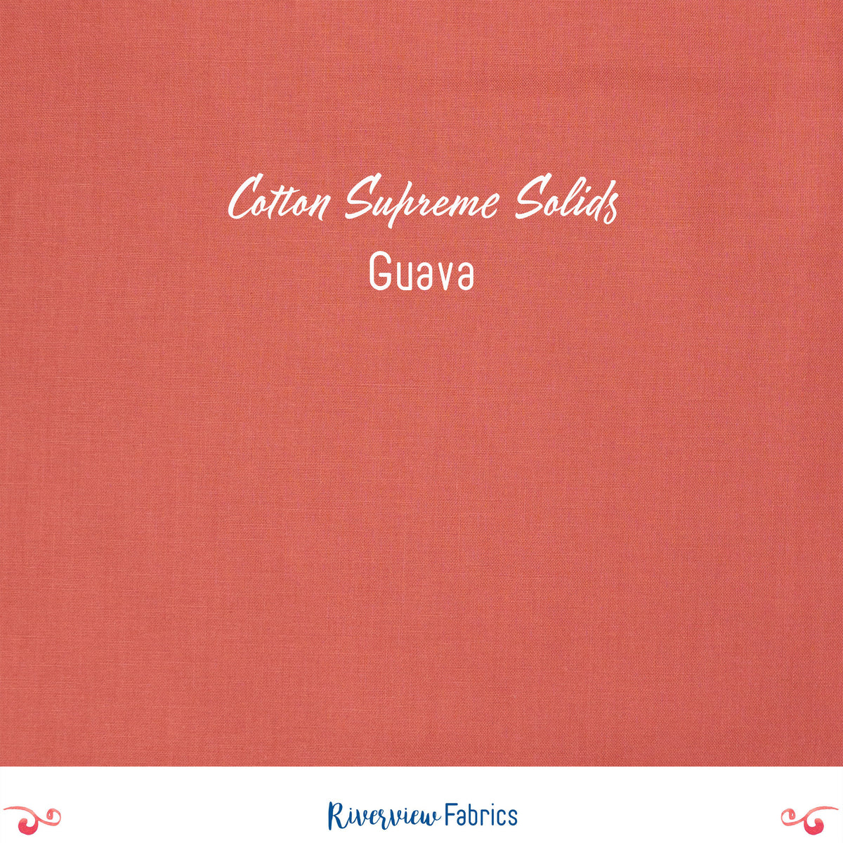 Cotton Supreme Solids - Guava Fabric by the Half Yard