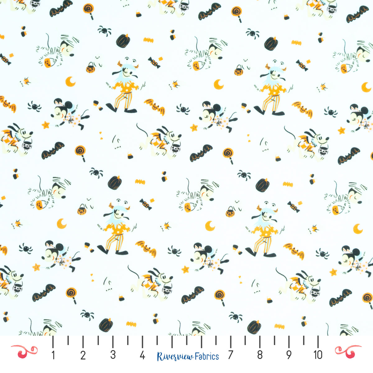 Mickey Mouse and Friends - Costume Fun Fabric by the Half Yard