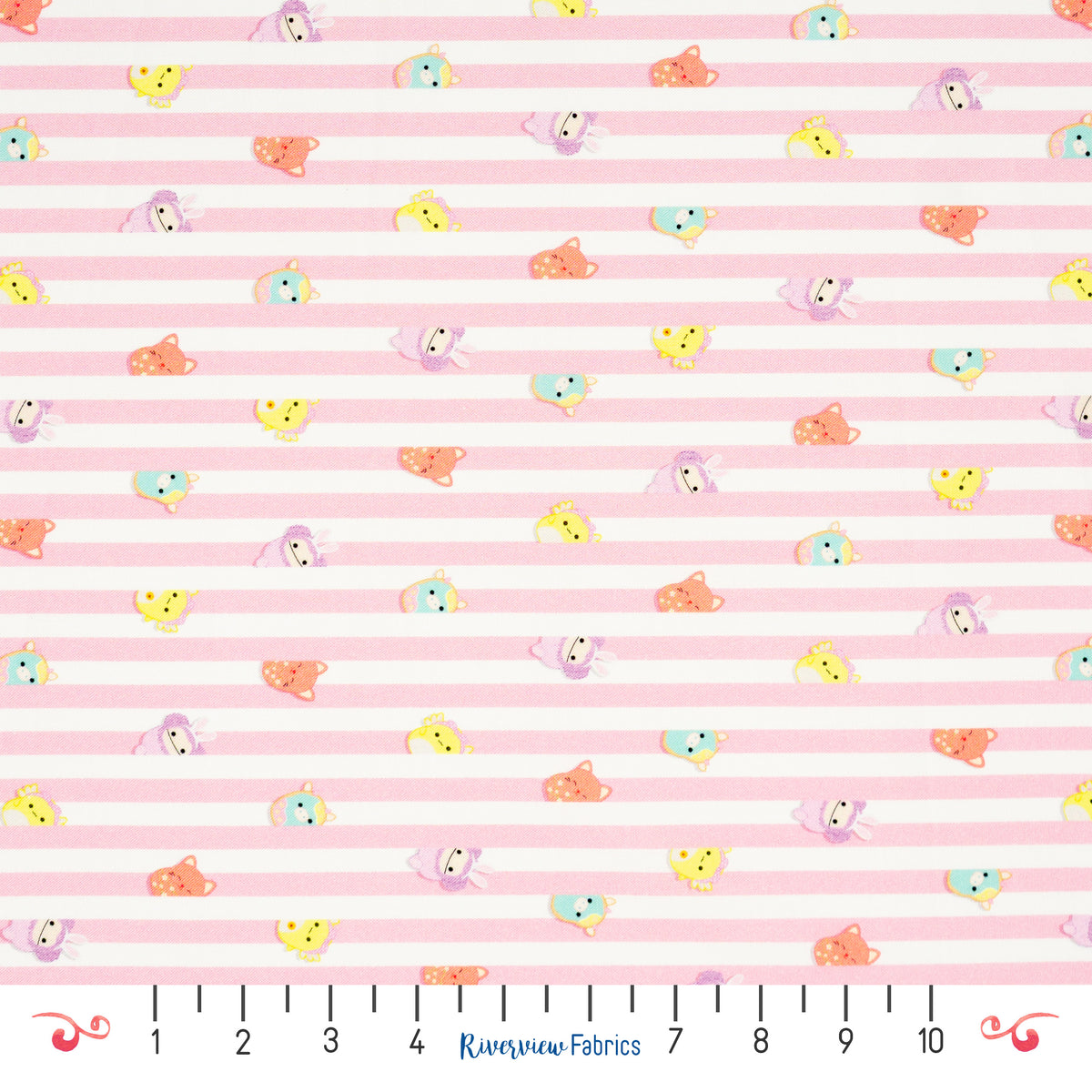 Squishmallow Striped Fabric by the Half Yard
