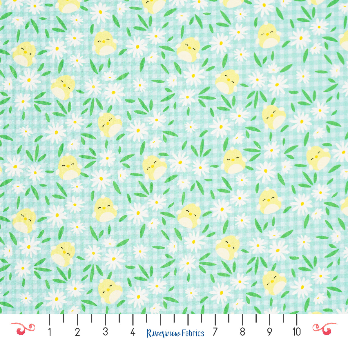 Squishmallow Chicks Fabric by the Half Yard