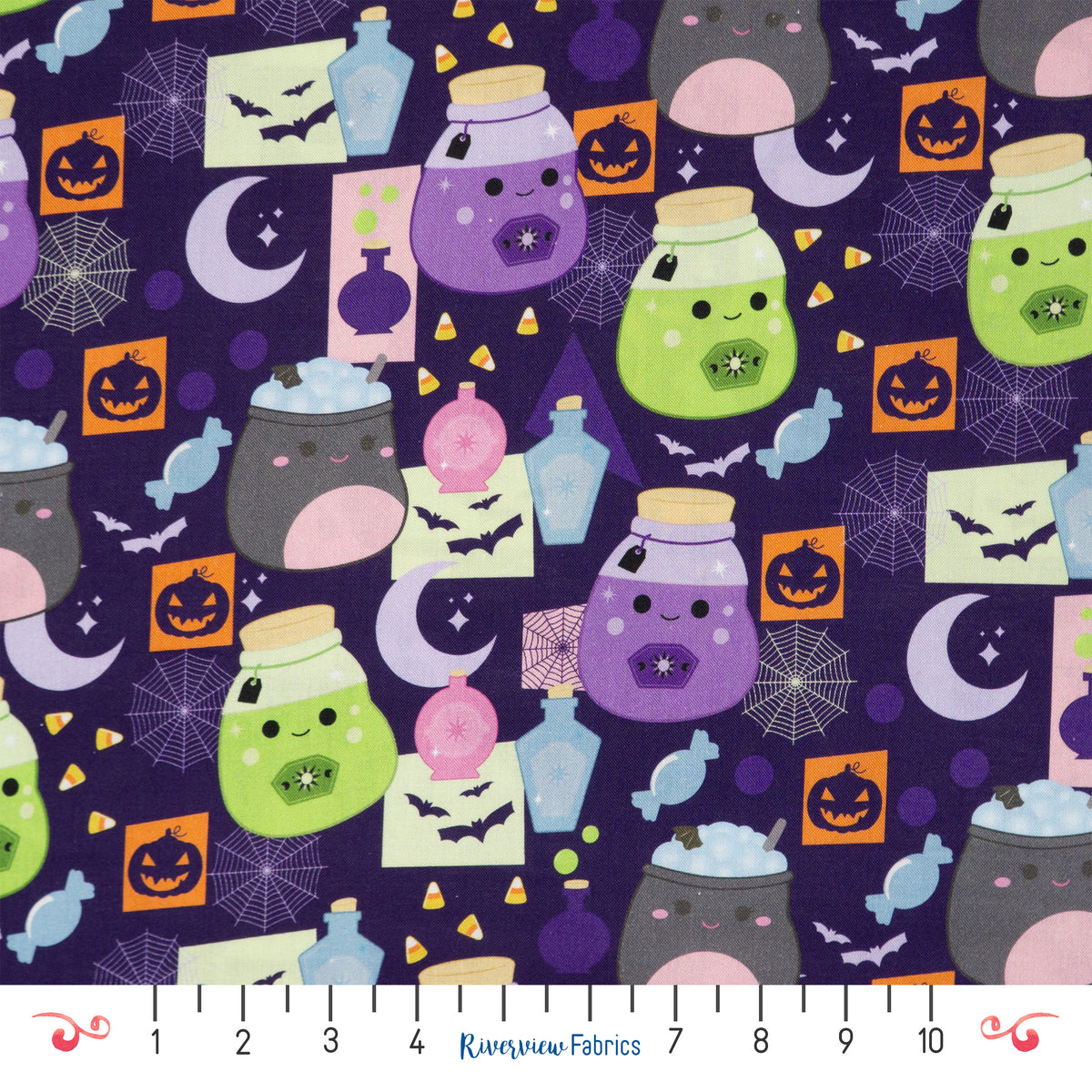 Squishmallow Halloween Fabric by the Half Yard