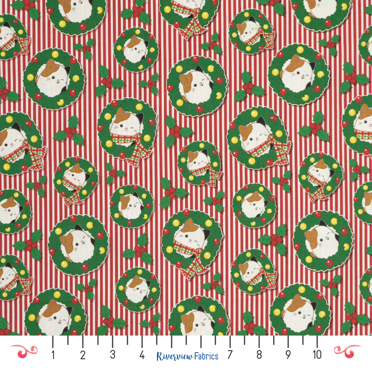 Squishmallow Christmas Fabric by the Half Yard