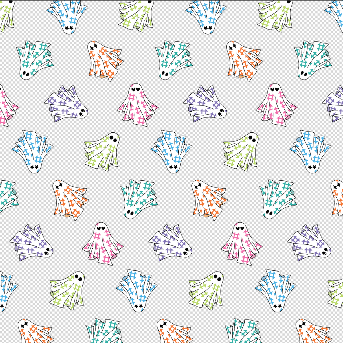 Quilty Ghosts Clear TPU Vinyl Roll