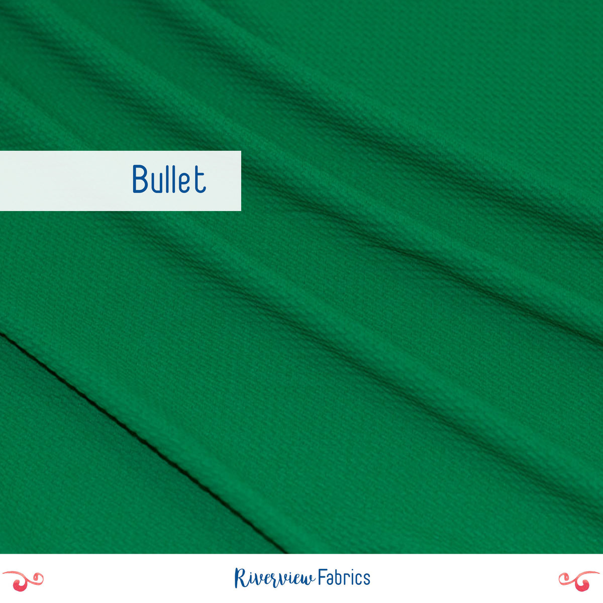 Bullet Fabric By the Half Yard - Green