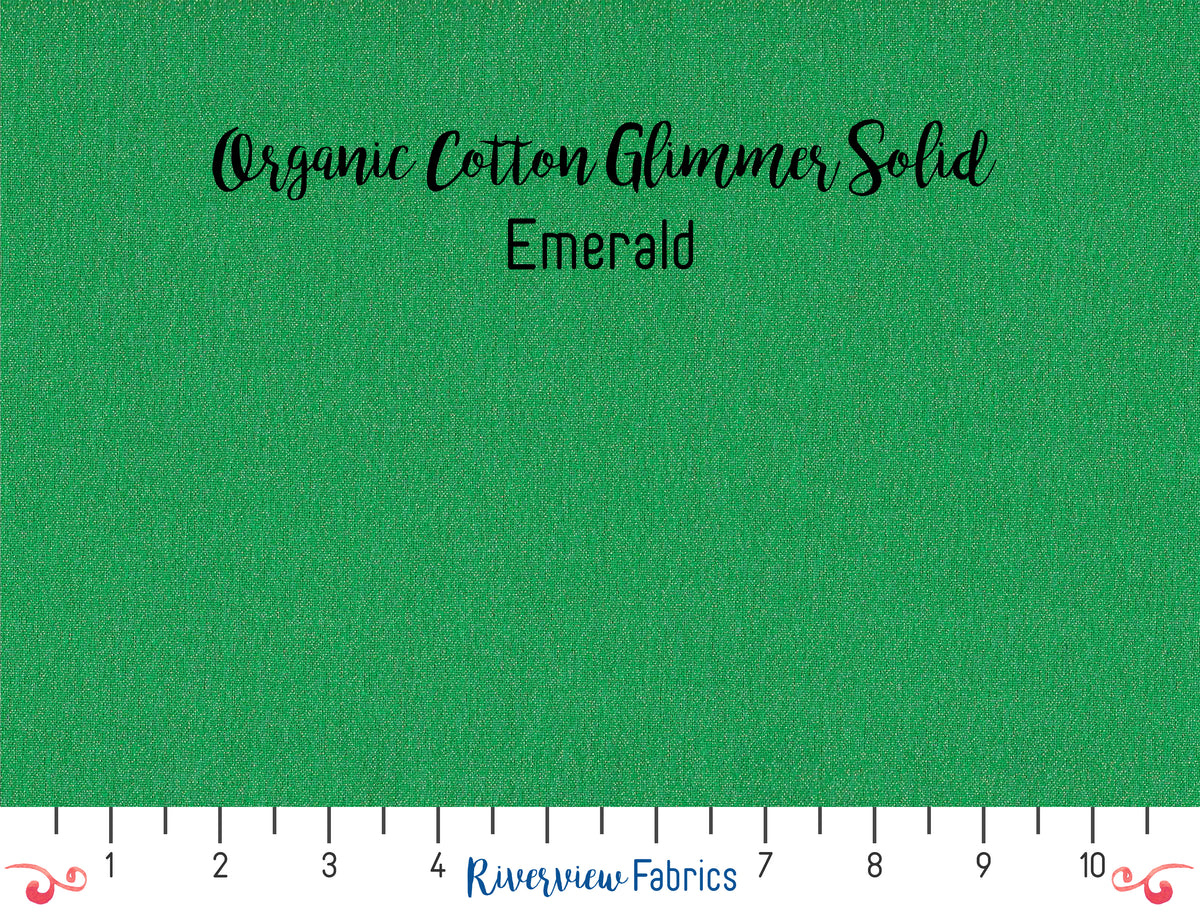 Glimmer Solids - Green Fabric by the Half Yard