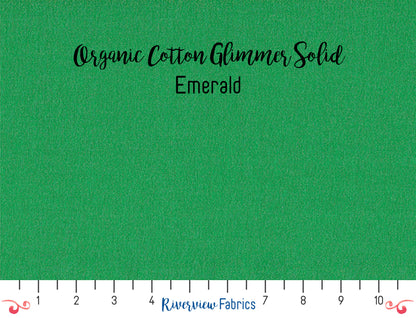 Glimmer Solids - Green Fabric by the Half Yard