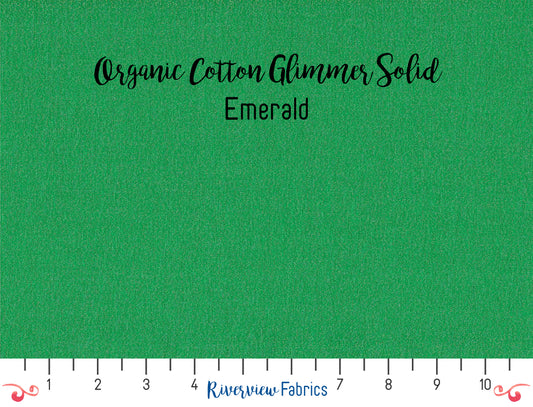 Glimmer Solids - Green Fabric by the Half Yard