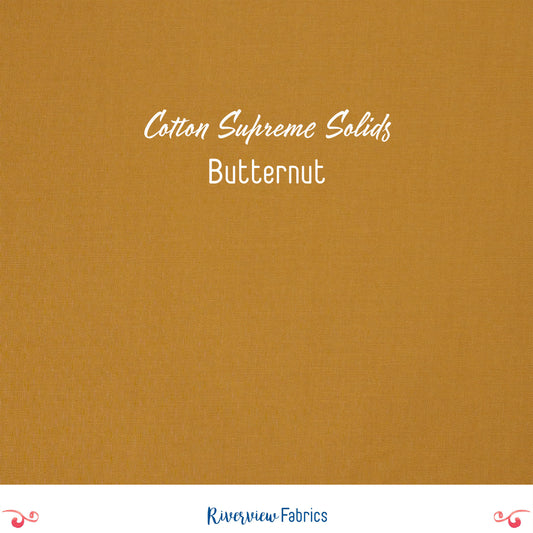 Cotton Supreme Solids - Butternut Fabric by the Half Yard
