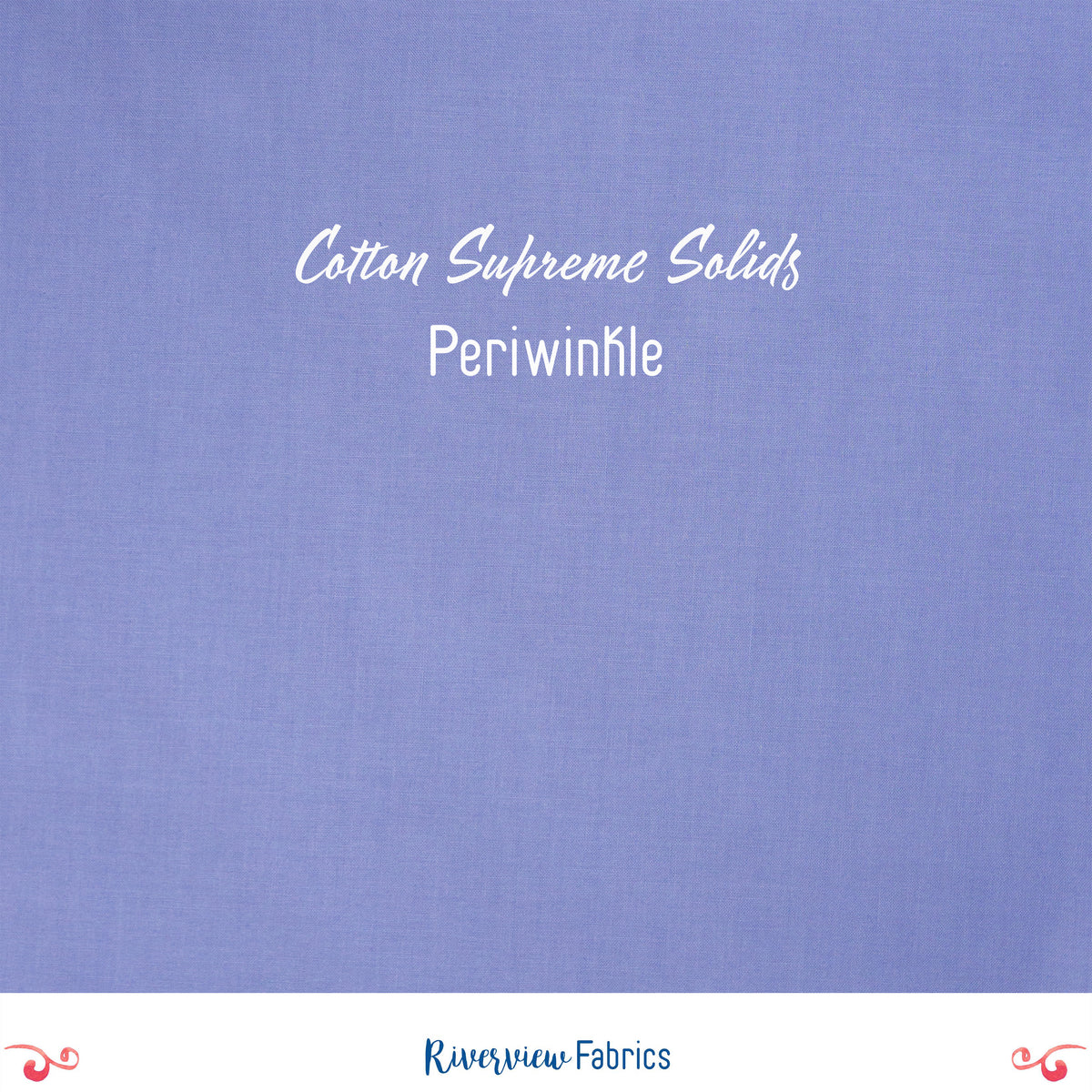 Cotton Supreme Solids - Periwinkle Fabric by the Half Yard