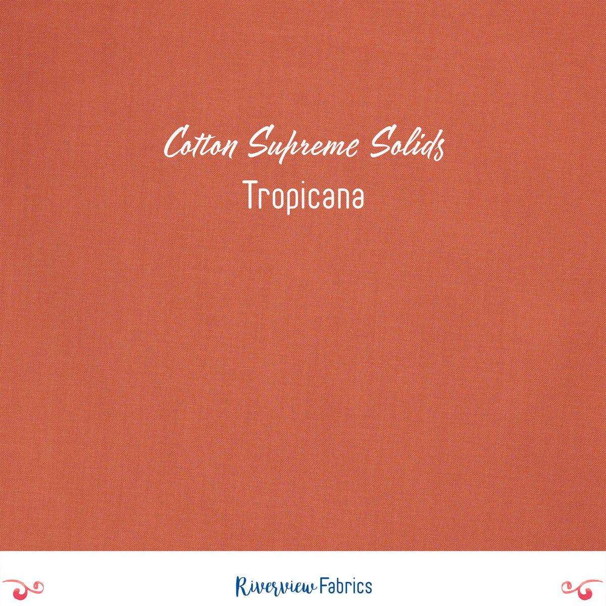 Cotton Supreme Solids - Tropicana Fabric by the Half Yard