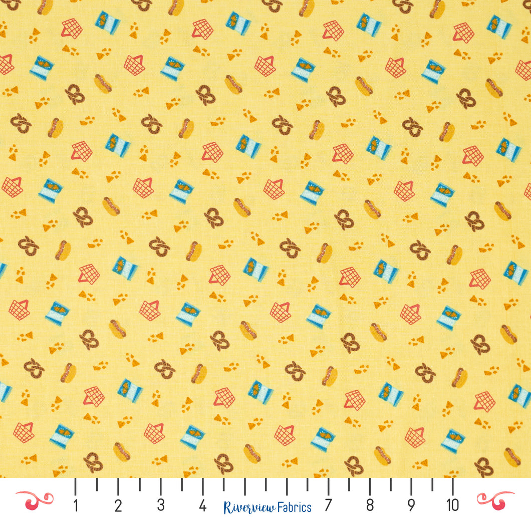 Snack Foods Fabric by the Yard