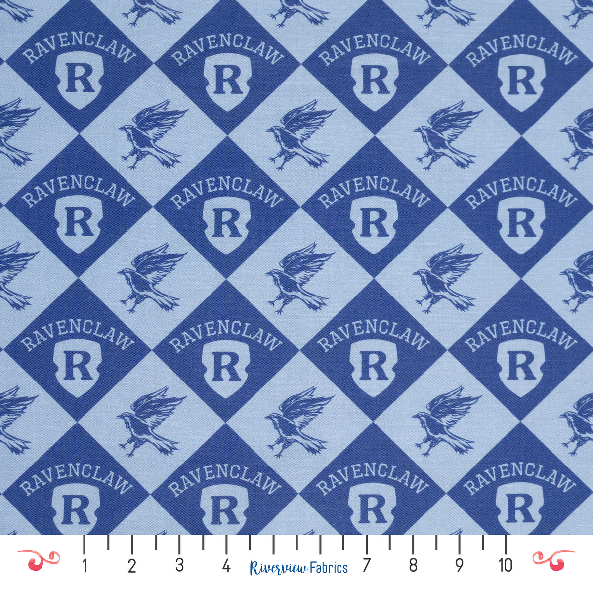 Harry Potter Ravenclaw Fabric by the Half Yard