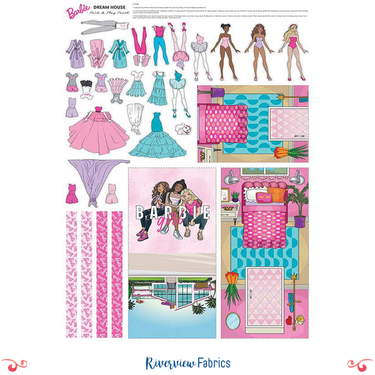 Barbie™ Dreamhouse Felt Panel Kit