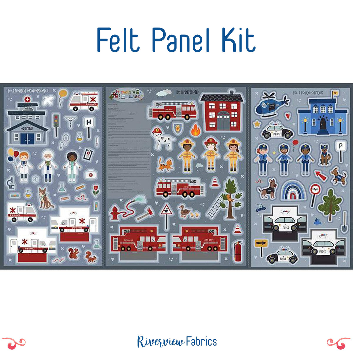 It Takes a Village Felt Panel Kit