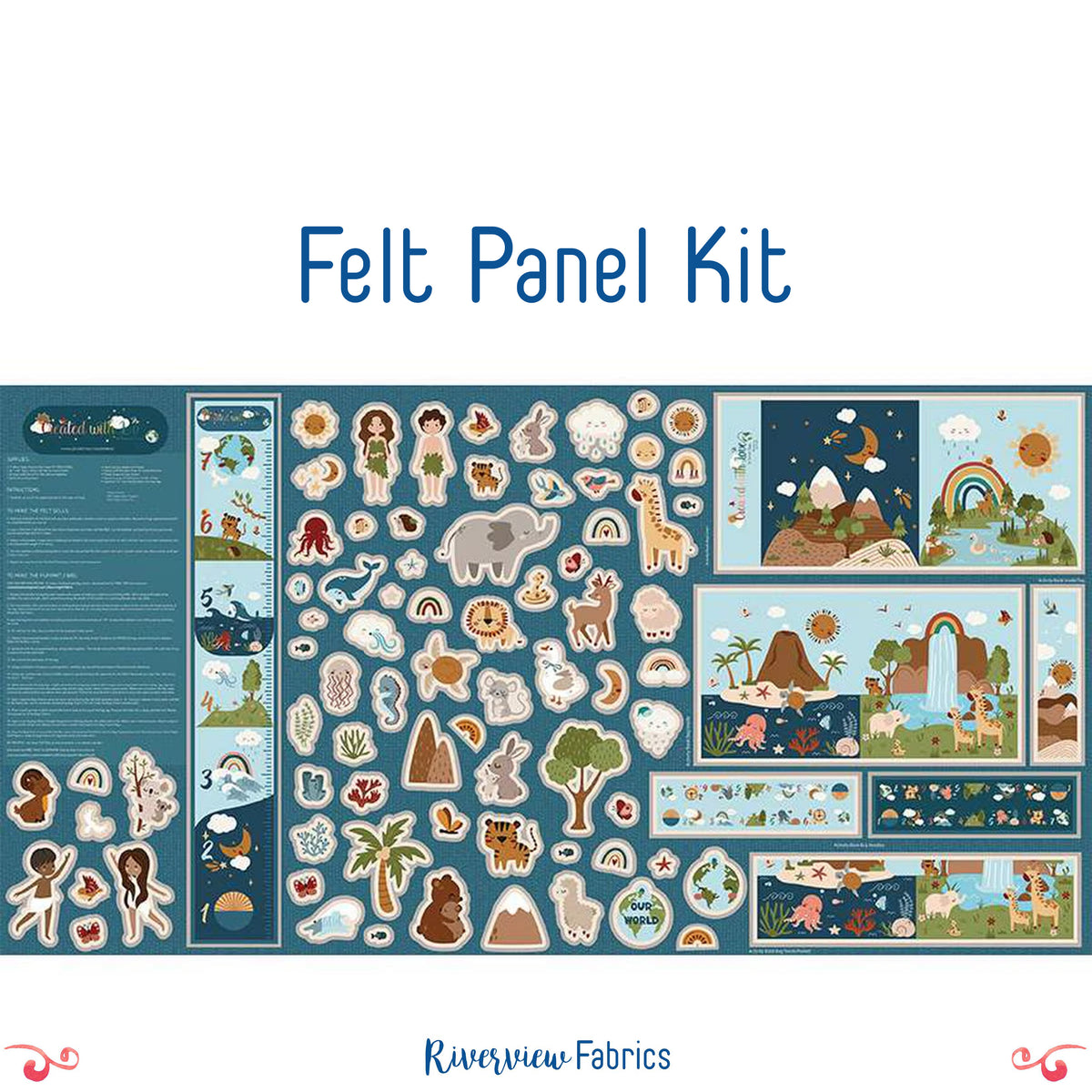 Created with Love Felt Panel