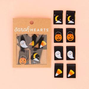 Halloween Icons Sewing Woven Clothing and Quilt Labels
