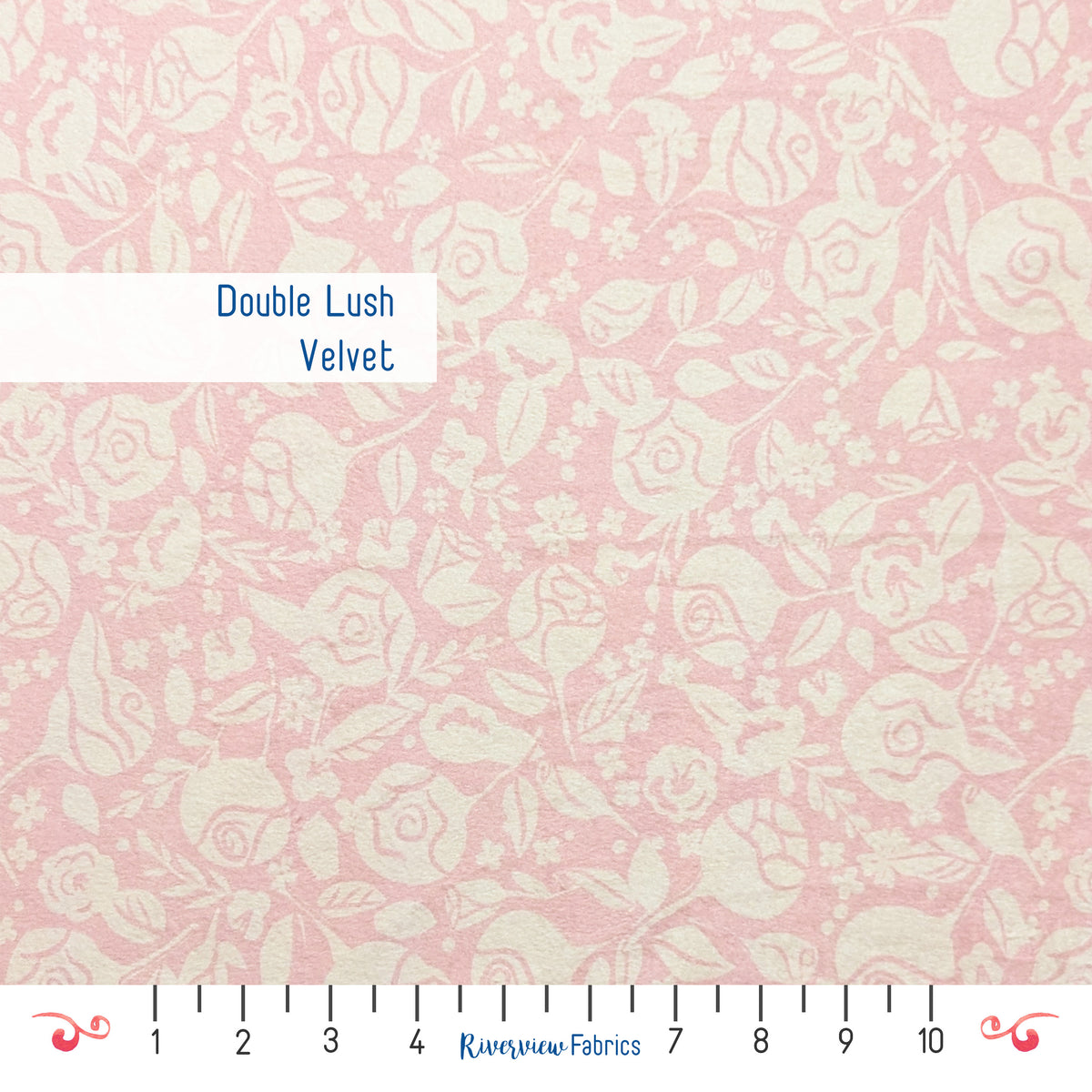 Double Lush Velvet - Beauty and the Beast Fabric by the Half Yard