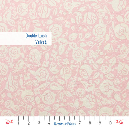 Double Lush Velvet - Beauty and the Beast Fabric by the Half Yard