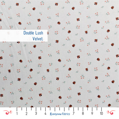 Double Lush Velvet - Meadow Moments Fabric by the Half Yard