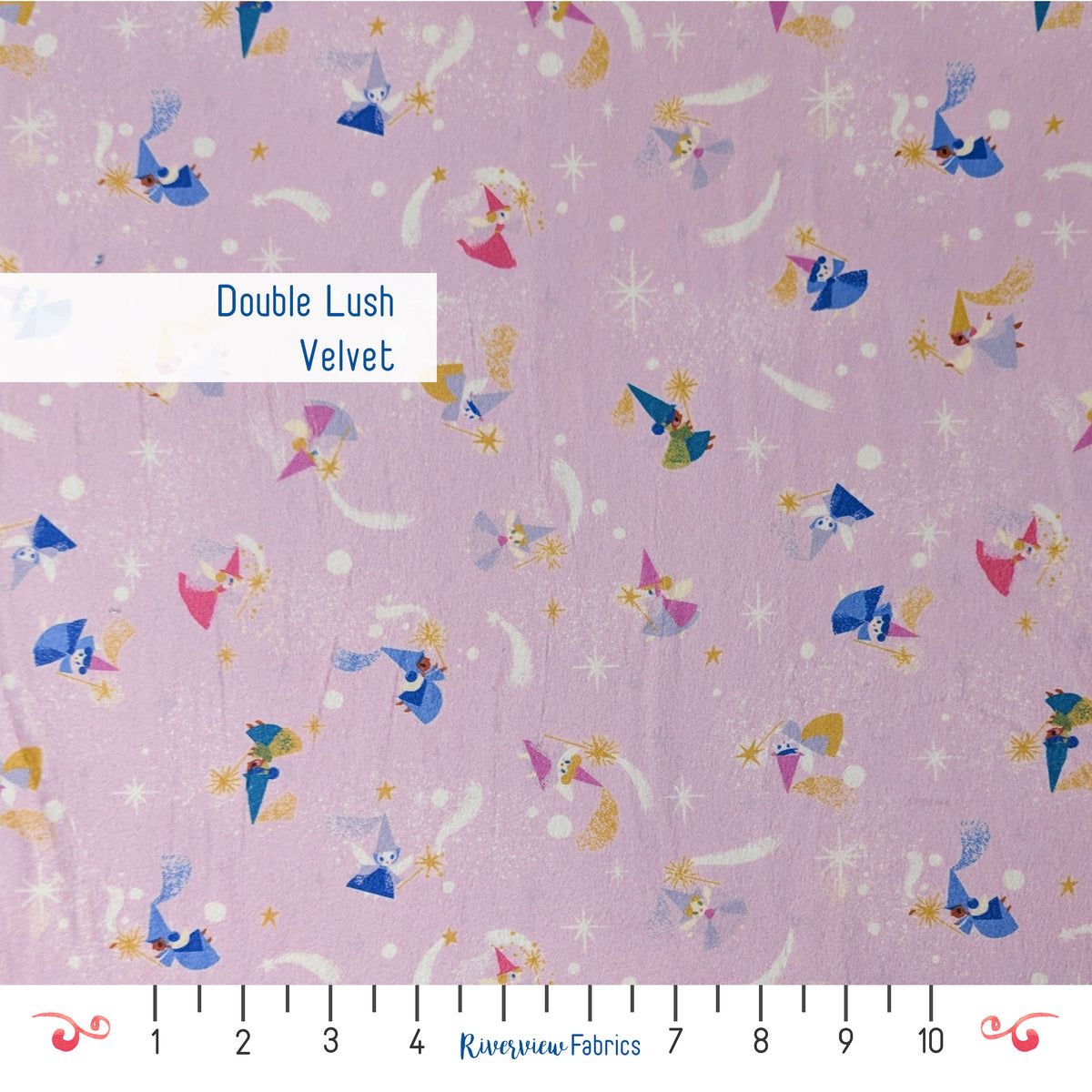 Double Lush Velvet - Sleeping Beauty Fabric by the Half Yard