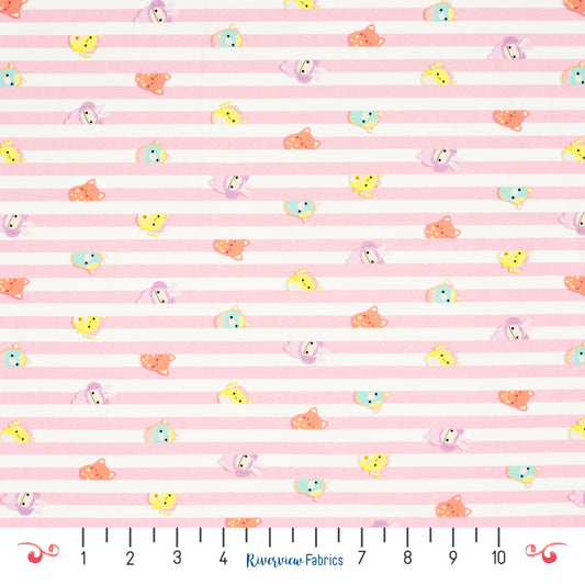 Squishmallow Striped Fabric by the Half Yard