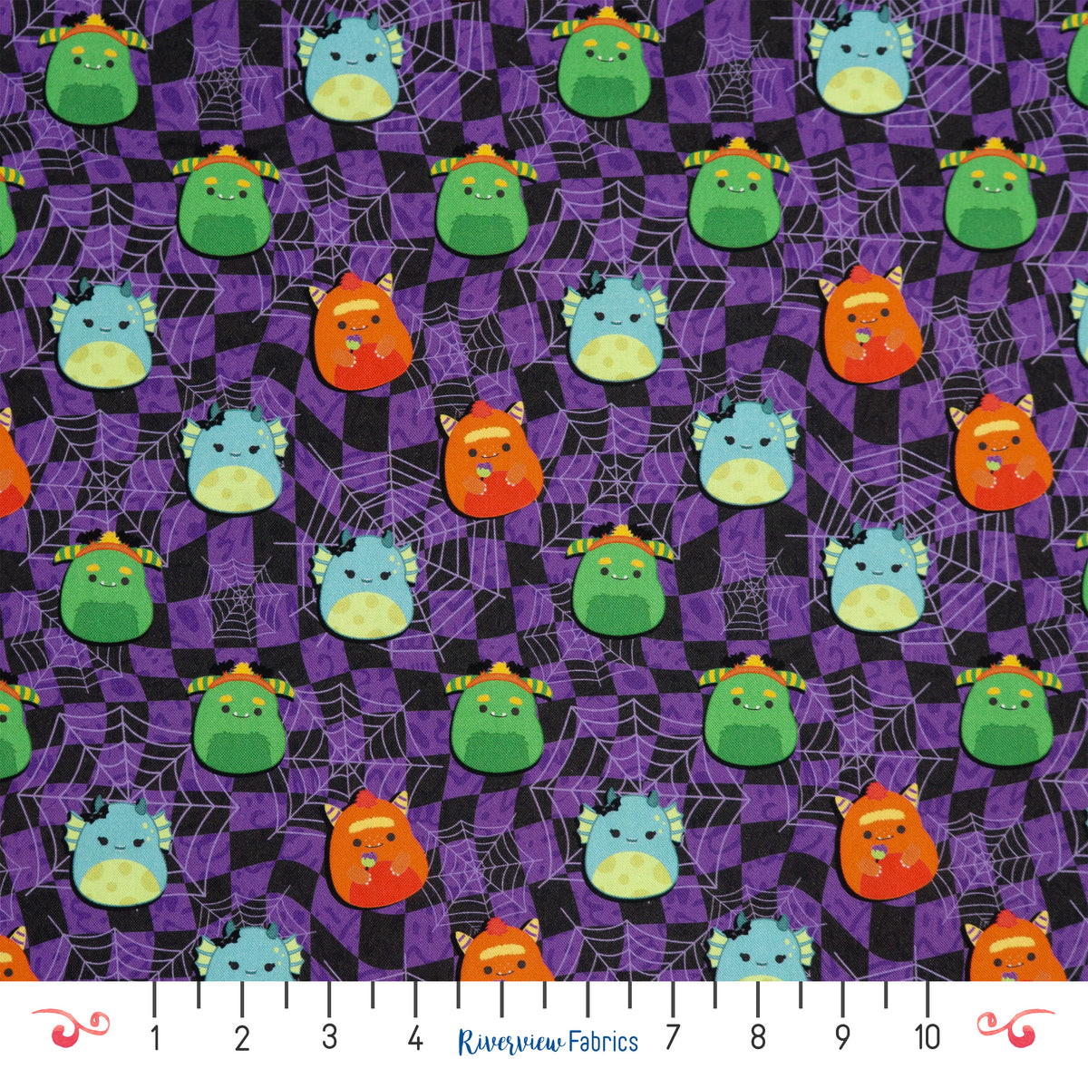Squishmallow Halloween Fabric by the Half Yard