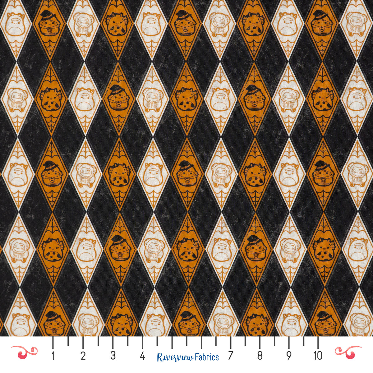 Squishmallow Halloween Fabric by the Half Yard