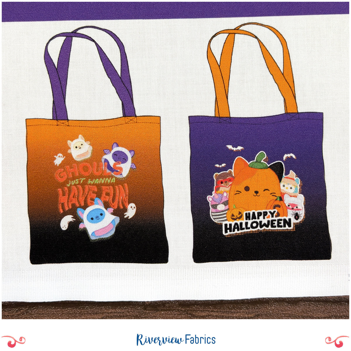 Squishmallow Halloween Bag Panel