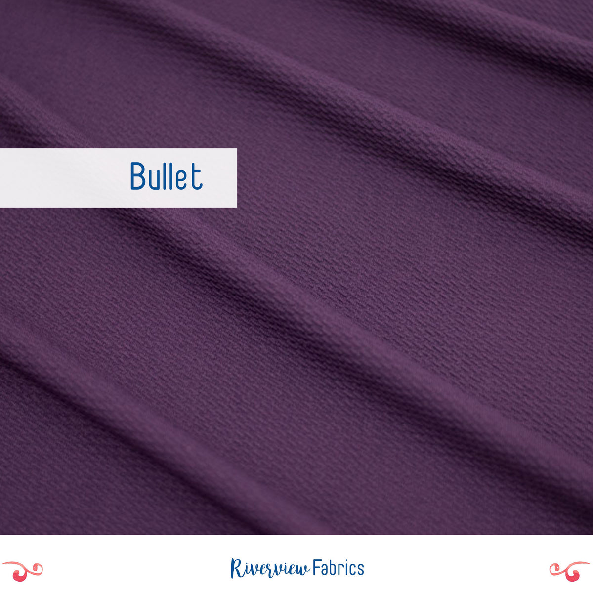 Bullet Fabric By the Half Yard - Purple