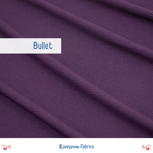 Bullet Fabric By the Half Yard - Purple