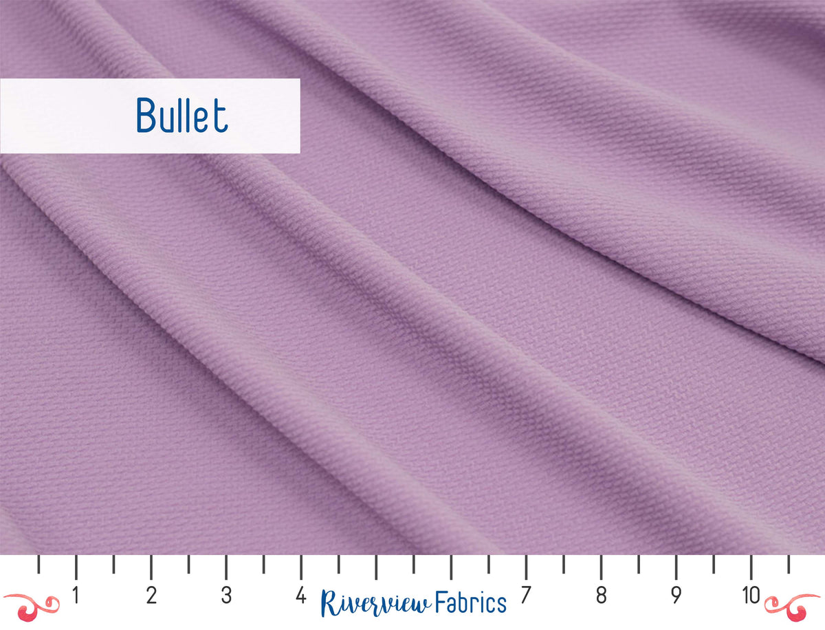 Bullet Fabric By the Half Yard - Light Purple