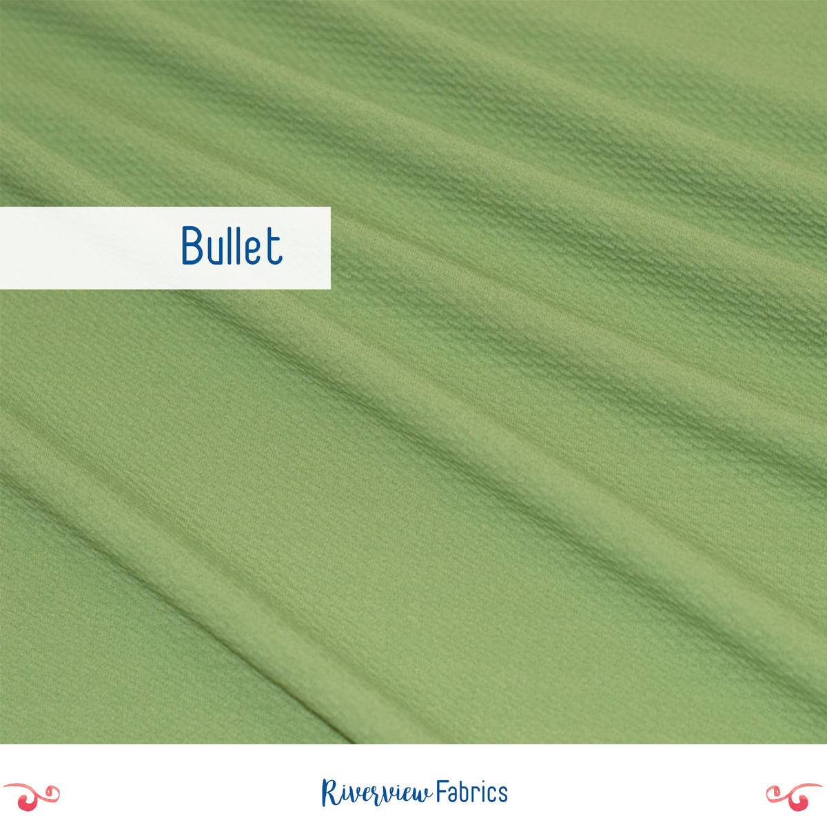 Bullet Fabric By the Half Yard - Lime Green