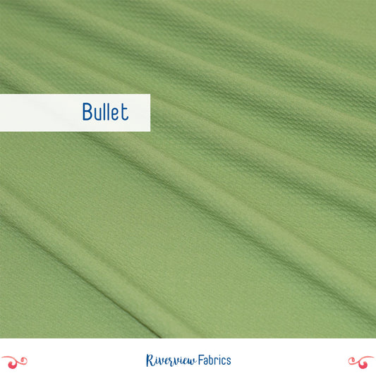 Bullet Fabric By the Half Yard - Lime Green