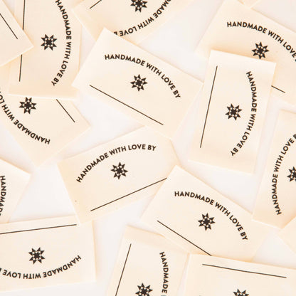 Handmade with Love Organic Cotton Write-In Quilt Labels