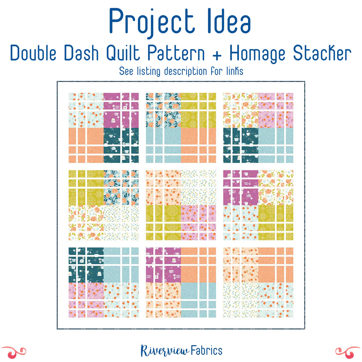 Double Dash Quilt Pattern - Hardcopy
