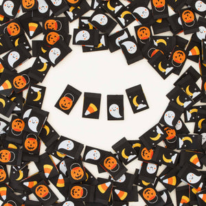 Halloween Icons Sewing Woven Clothing and Quilt Labels