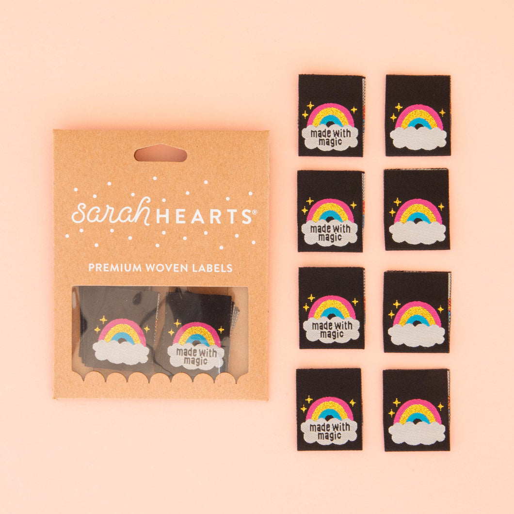 Rainbow - Made with Magic - Sewing Woven Clothing and Quilt Labels
