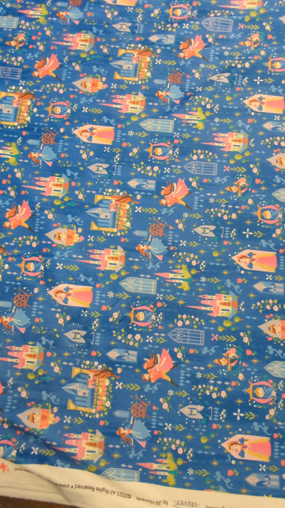 Double Lush Velvet - Sleeping Beauty Fabric by the Half Yard