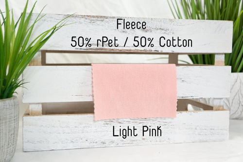 Lightweight Fleece | Light Pink